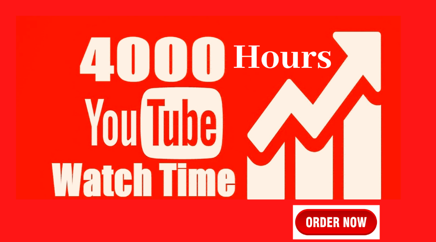 ¡Compra 4000 Horas de Youtube Ahora! Cualquier Duración, Cualquier País, ¡Solo Aquí!